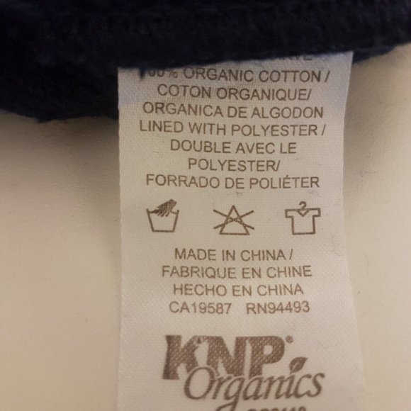 Ocean Beanie Hat Organic Cotton Blue KNP Organics One Size - Picture 5 of 7